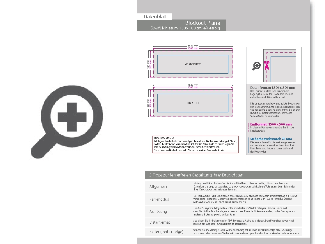 Product Bild hochwertige_blockout-plane_150_x_50_cm__4_4-farbig_bedruckt__hohlsaum_oben_und_unten_(durchmesser_hohlsaum_3_0_cm)