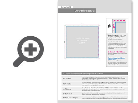 Product Bild durchschreibes__tze_quadrat_12_0_cm_x_12_0_cm__2-fach__4_0-farbig