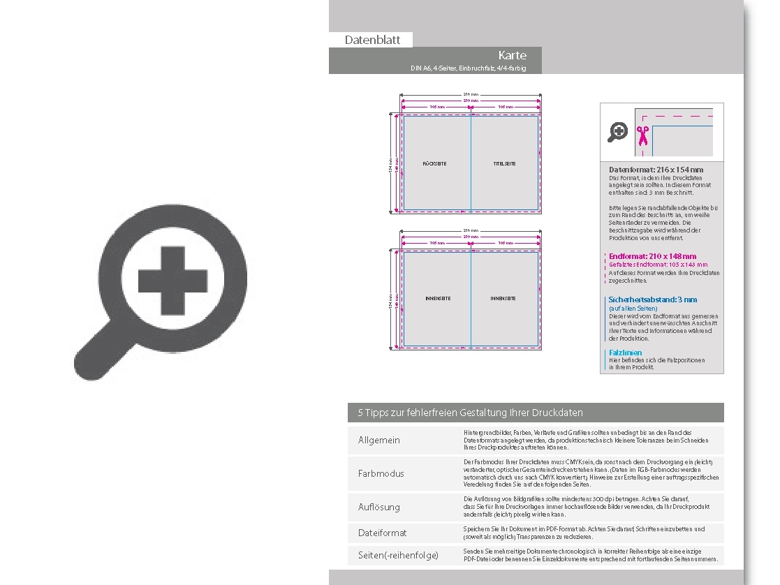 Product Bild einladungskarte__gefalzt_auf_din_a6__vertikaler_mittelfalz__4-seitig