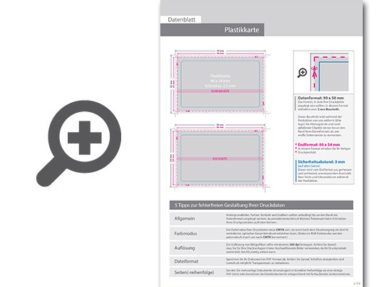 Product Bild plastikkarte_mit_beidseitiger_hei__folienpr__gung_gold_4_4_farbig_bedruckt_auf_wei__em_hintergrund