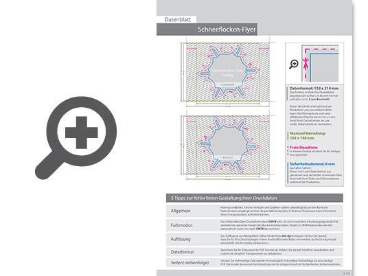 Product Bild schneeflocke-flyer