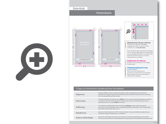 Product Bild visitenkarten_hoch_5_5_farbig_50_x_90_mm___beidseitig_bedruckt_(cmyk_4-farbig_+_1_pantone-sonderfarbe)